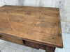 102cm Solid Walnut Wood Turned Leg Table Desk with 1 Drawer