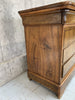 124cm Wide Walnut Wood Veneer Louis Philippe Chest of Drawers