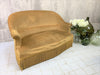 Mid Century Gold Velvet 'Boudoir' Canape Sofa
