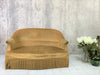 Mid Century Gold Velvet 'Boudoir' Canape Sofa