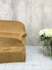 Mid Century Gold Velvet 'Boudoir' Canape Sofa