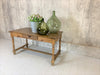 133cm Rustic Oak Farmhouse Kitchen Table, Desk