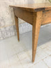 165cm Walnut Wood Kitchen Dining Table or Desk with 1 Drawer and Tapered Legs