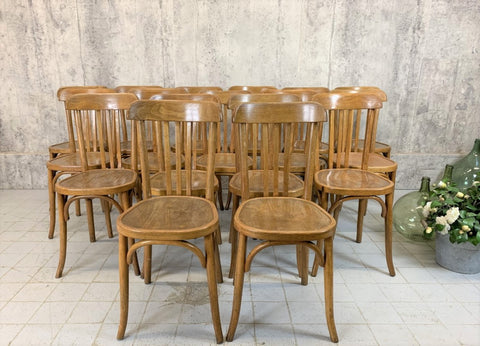 Set of 13 Baumann Bistro Chairs