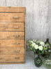 1930's Solid Pine Tallboy Chest of Six Drawers