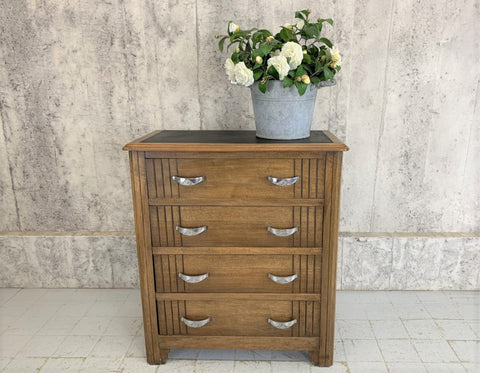 79.5cm wide Mid Century 1930's Style 4 Drawer Chest of Drawers