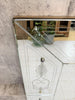 199.5cm 1950's Landscape French Bistro Mirror with Engarved Details