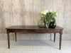 199cm Walnut Wood Dining Table with Turned Legs