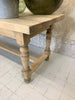 200cm Stripped Oak Farmhouse Refectory Dining Table