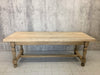 200cm Stripped Oak Farmhouse Refectory Dining Table