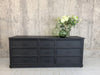 Inky Black Sideboard Storage Drawers