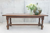200.5cm Oak Turned Legs French Farmhouse Dining Console Table