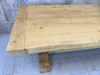 246.5cm Solid Oak French Farmhouse Refectory Dining Table