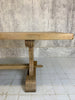251.5cm Solid Oak Dining Refectory Table