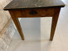 260m Pine, Black Top, Tapered Leg Farmhouse Refectory Dining Table