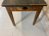 260m Pine, Black Top, Tapered Leg Farmhouse Refectory Dining Table
