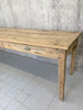 300cm Solid Pine Taper Legs French Dining Conference Console Table