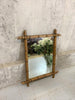 72cm High Mid Century Bamboo Framed Mirror