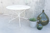 White 96.5cm wide Metal Garden Dining Table