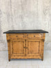 Bamboo Cabinet with Painted Black Top