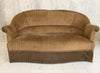 Mid Century Brown Corduroy Velvet Canape Sofa