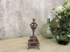 Cast Iron and Marble Decorative Individual Candle Stick