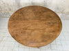 Circular Pedestal Solid Wood Entry Table