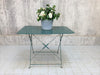Green Metal Folding Bistro Garden Table