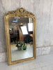 153.5cm High French Decorative 19th Century Gold Leaf Over Mantel Mirror