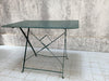 Green Metal Rectangular Folding Bistro Garden Table