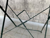 Green Metal Rectangular Folding Bistro Garden Table