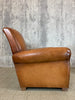 Mid Century French Leather Club Chair
