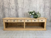 253.5cm French Sideboard Drawers Cubby Holes with Cup Handles