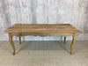 185cm Long Louis XV Style Solid Oak Dining Table Desk