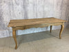 185cm Long Louis XV Style Solid Oak Dining Table Desk