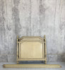 Rustic Louis XVI Shabby Chic White Chippy Paint Bed Frame