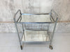 Chrome and Mirrored French Mid Century Drinks Trolley