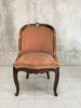 Pair Decorative French Wooden Framed Chairs to reupholster