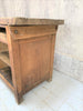 Rustic Workbench Table Open Shelf Storage