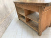 Rustic Workbench Table Open Shelf Storage