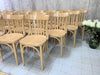 Set of 24 Baumann Style Blond Bentwood Bistro Bistro Chairs