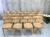 Set of 24 Baumann Style Blond Bentwood Bistro Bistro Chairs