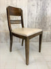 Set of 5 Wooden Art Deco Dining Chairs to reupholster