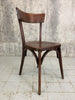 Set of 5 Luterma Dark Wooden Bistro Chairs