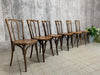 Set of Six Jacob & Josef Kohn Bentwood Bistro Chairs