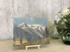 'Snow Capped Mountains' Signed Landscape Oil Painting
