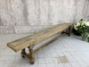 243.5cm Solid Oak Wooden Bench