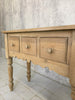 91.5cm Victorian Pine Kitchen Table, Wash Stand Dressing Table Desk