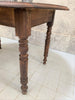 129cm Walnut Wood Oval Drop Leaf Bistro Side Table