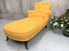 Napoleon III Yellow Chaise Longue to Reupholster